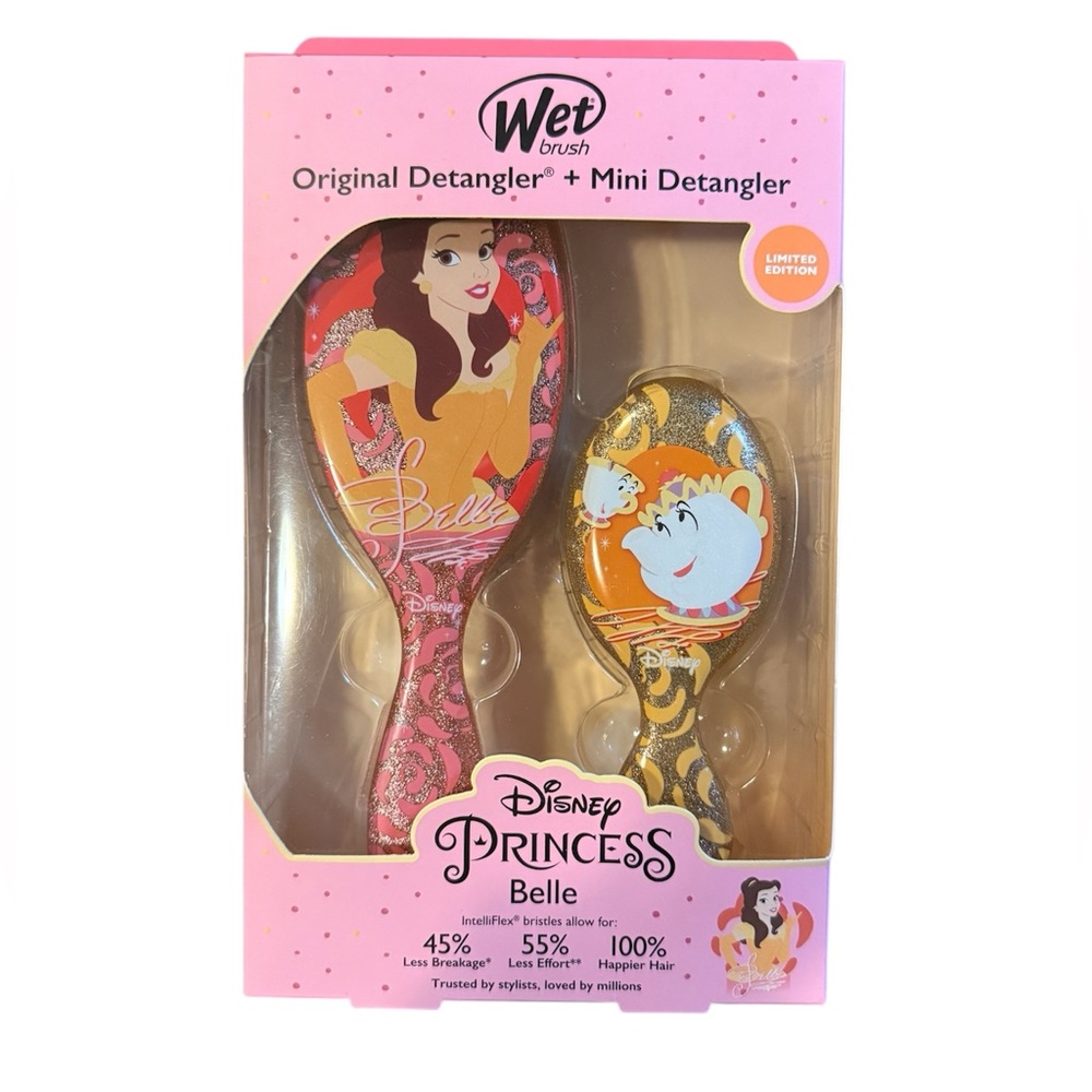 Disney Princess Belle & Mrs. Potts Limited Edition Wet Brush Set
